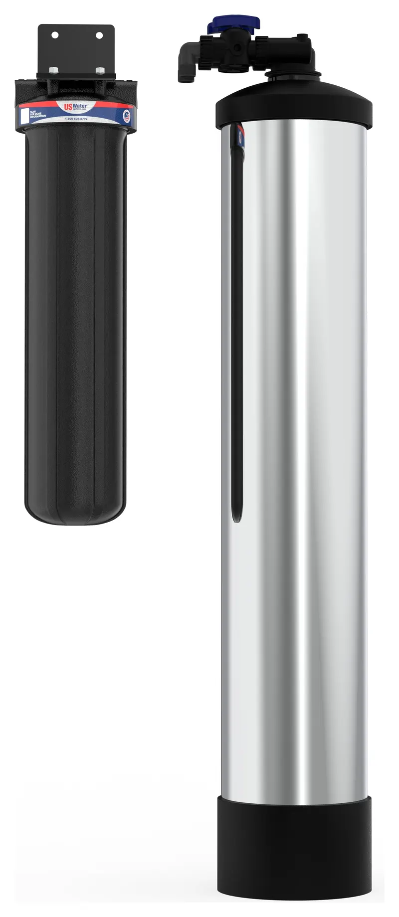 Bodyguard whole-house water filter tank with pre-filter